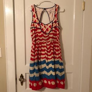 Anthropologie We Love Vera High Seas Dress